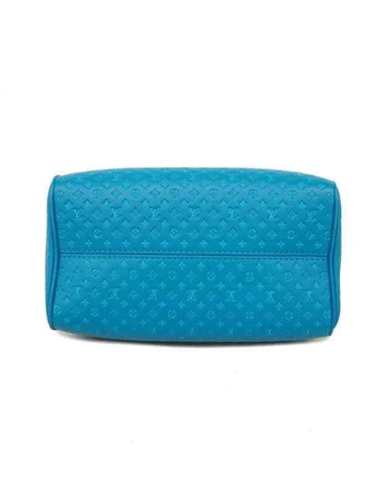 Louis Vuitton Handbag Nanogram Speedy Bandouliere 20 Blue 2-Way Bag - Picture 3 of 9